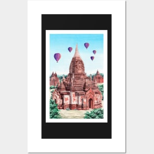 Bagan, Mynamar Posters and Art